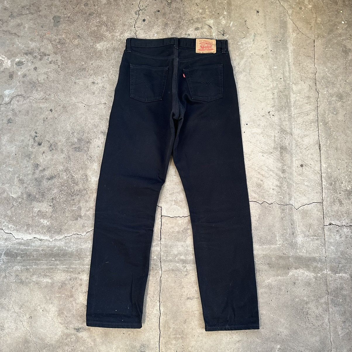 Levi's Levi’s 522 vintage black regular fit denim pants Size US 34 / EU 50 - 1 Thumbnail