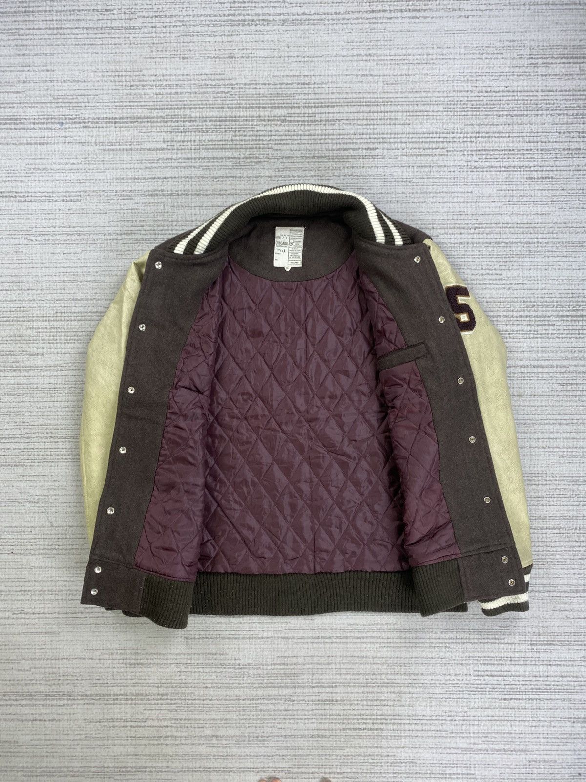 Japanese Brand × Vintage Vtg Oilcake Forest Braves Big Logo Embroidery Varsity Jacket Size US M / EU 48-50 / 2 - 8 Thumbnail