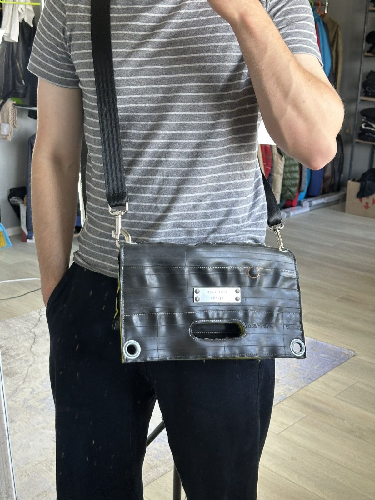 Handmade Krejci Amsterdam Upcycle bag Fraitag style rare Size ONE SIZE - 8 Thumbnail