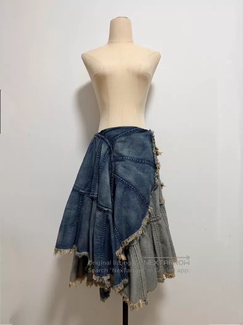 Junya Watanabe Junya Watanabe size S Denim skirt Size 23" - 1 Thumbnail
