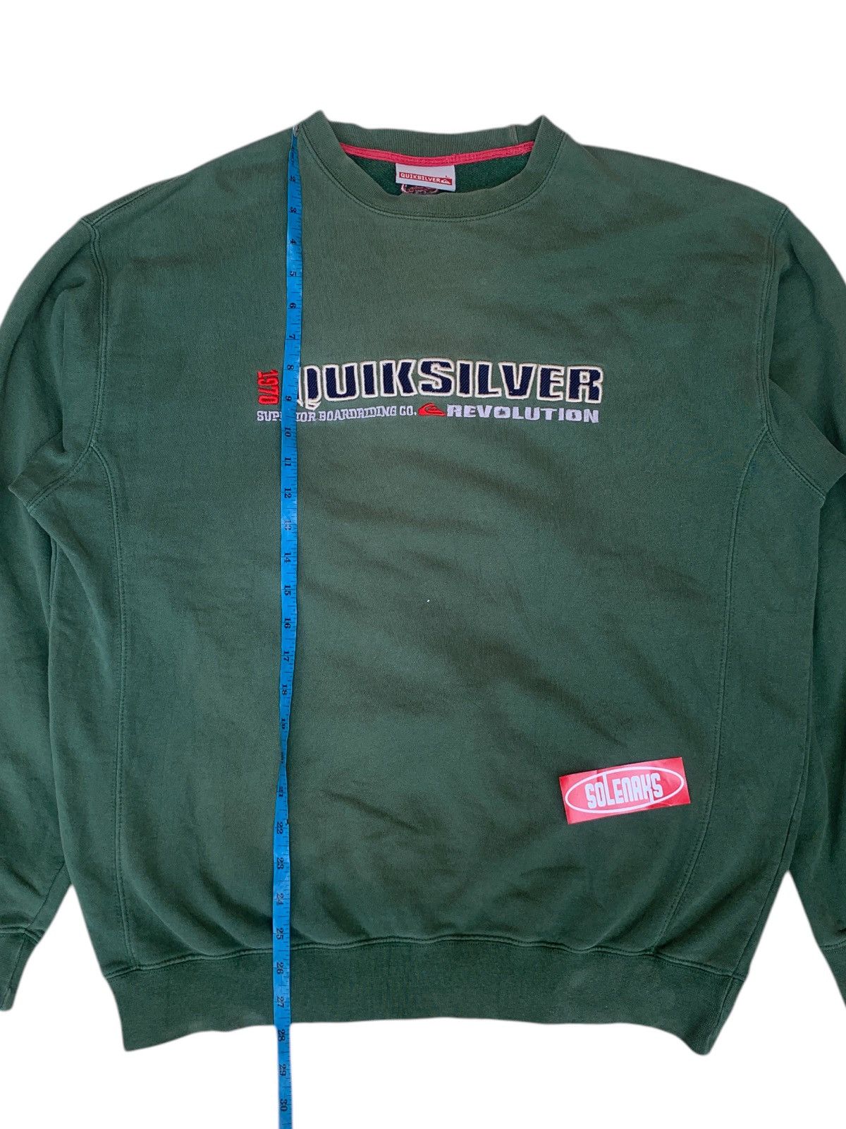 Quiksilver × Vintage Vtg quiksilver sweatshirt Size US L / EU 52-54 / 3 - 4 Thumbnail