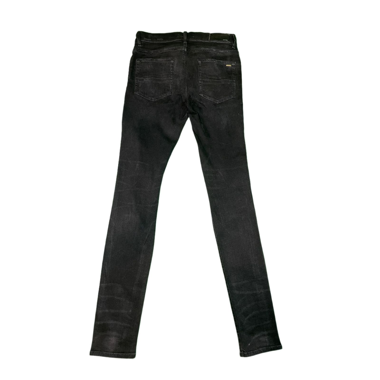 Amiri Amiri Thrasher Swan Patch Black Jeans Size US 32 / EU 48 - 2 Thumbnail