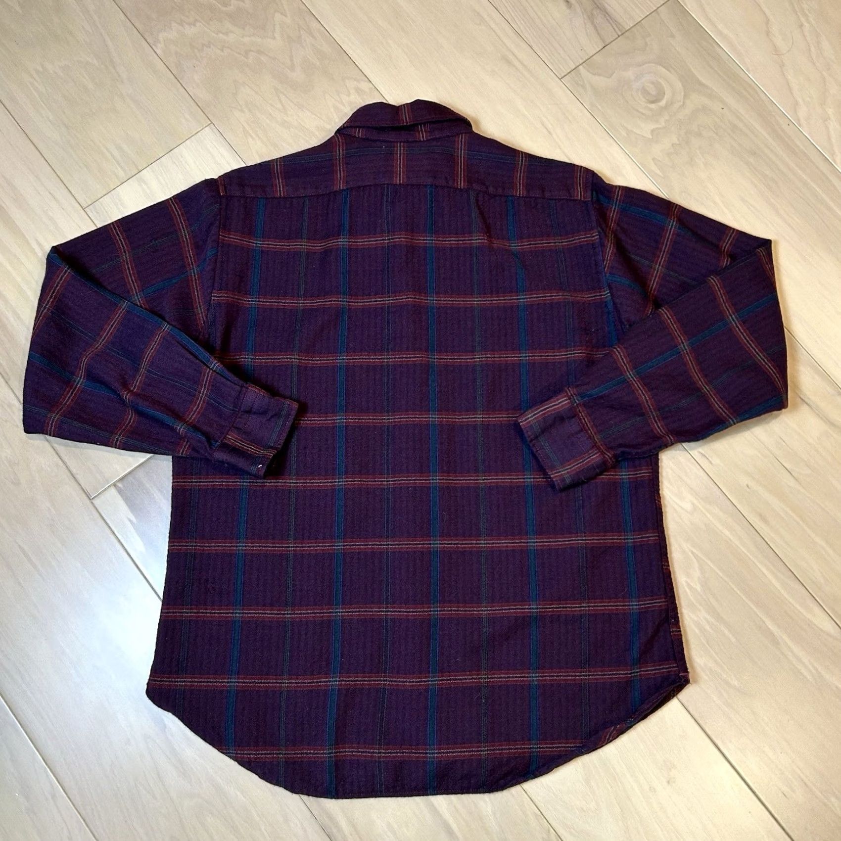 Pendleton VINTAGE Pendleton Country Traditional Button Up Shirt Long Sleeve Men’s Large Burgundy Plaid Button-Down Pocketed Casual Workwear Mens Size US L / EU 52-54 / 3 - 3 Thumbnail