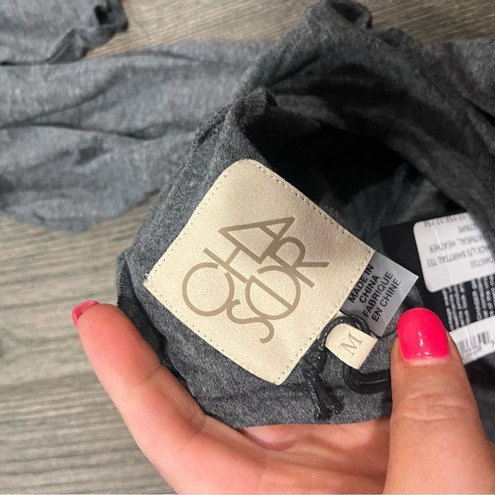 Vintage NWT Chaser Gray Long Sleeve Scoop Neck T-Shirt Size M Size M / US 6-8 / IT 42-44 - 2 Thumbnail
