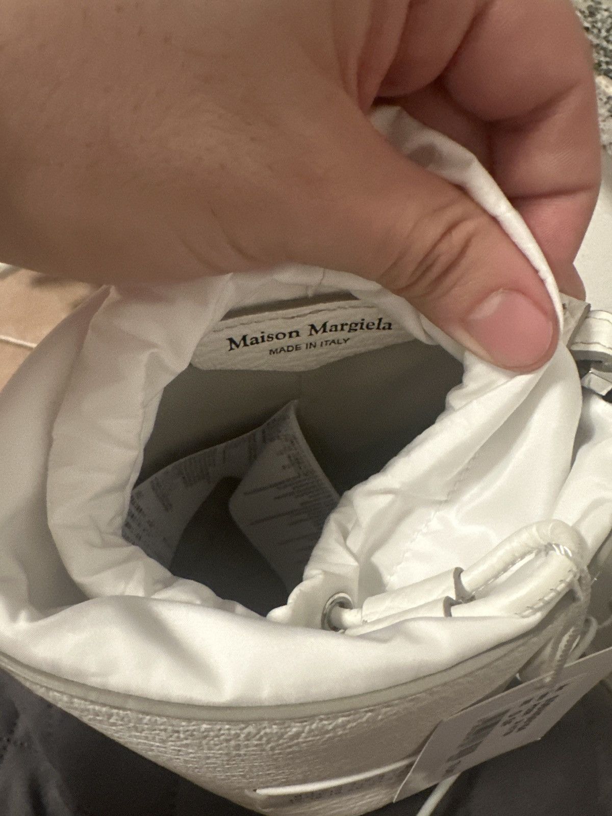 Maison Margiela Maison Margiela White 5AC Bucket Bag Size ONE SIZE - 10 Thumbnail