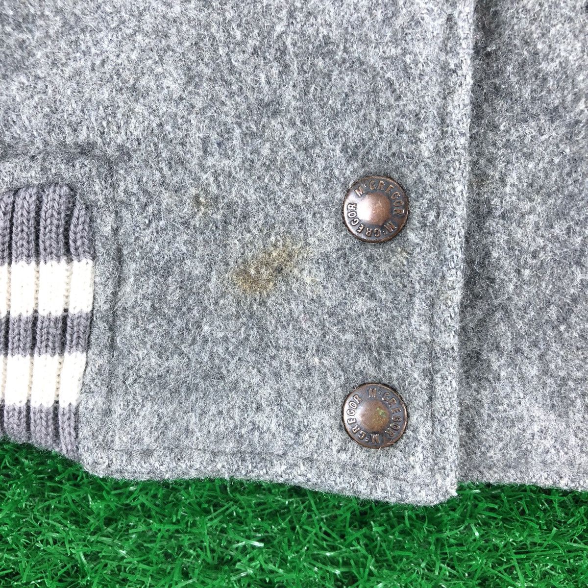 McGregor Vintage 90's Wool Varsity Jacket by McGregor Sportswear Size US S / EU 44-46 / 1 - 10 Thumbnail