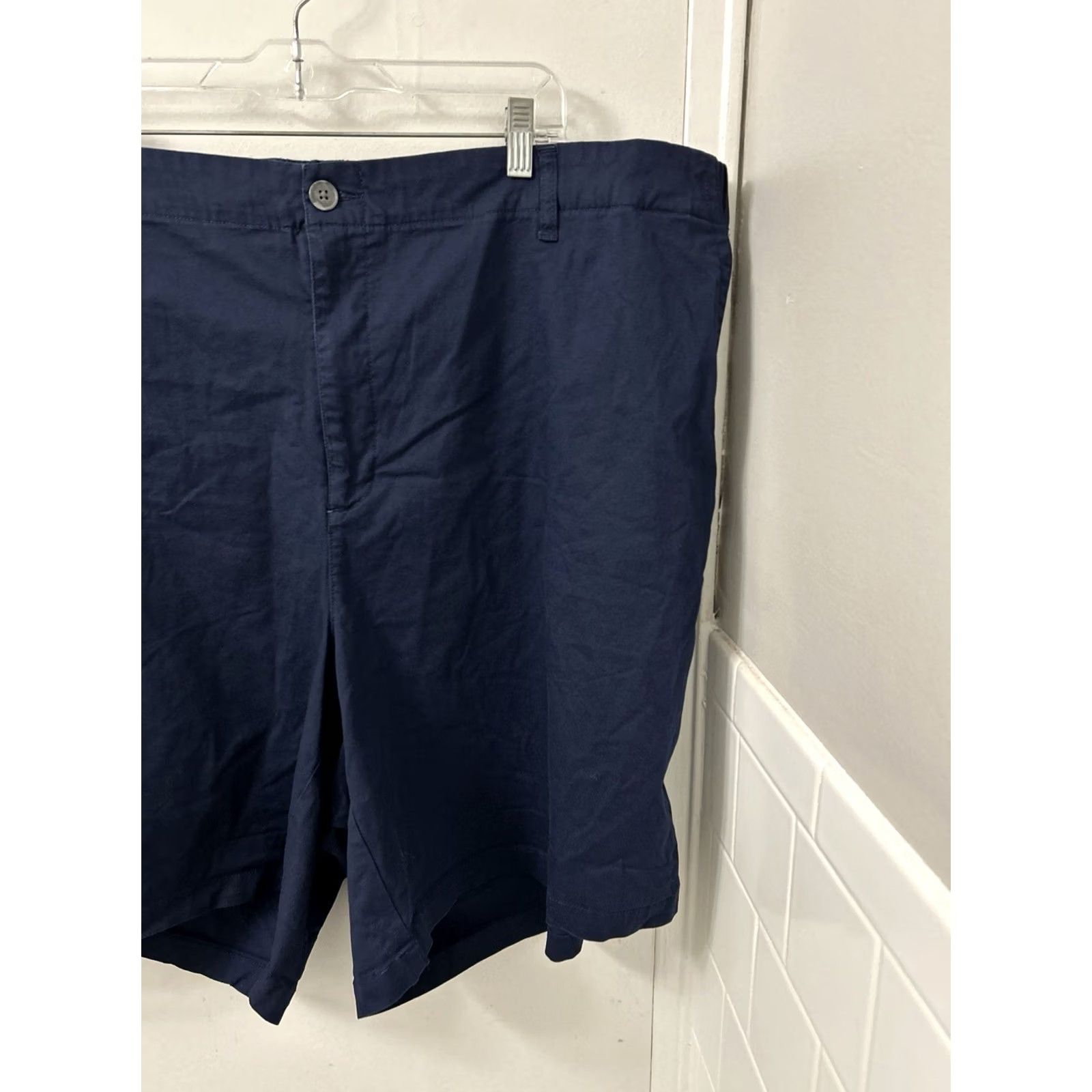 Old Navy Old Navy Everyday Shorts Mens 4XL Navy Blue Elastic Waist Cotton Stretch NWT Regular VINTAGE? Size US 39 - 3 Thumbnail