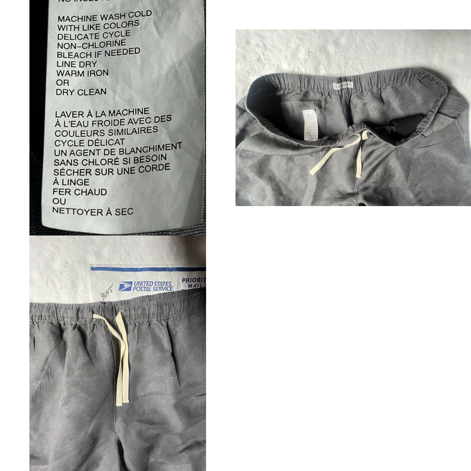 Cubavera **Cubavera Mens Linen-Blend Drawstring Elastic Gray Casual Shorts Size XL** User: **Cubavera Mens Linen-Blend Drawstring Gray Casual Shorts Size XL** Size US 36 / EU 52 - 8 Thumbnail