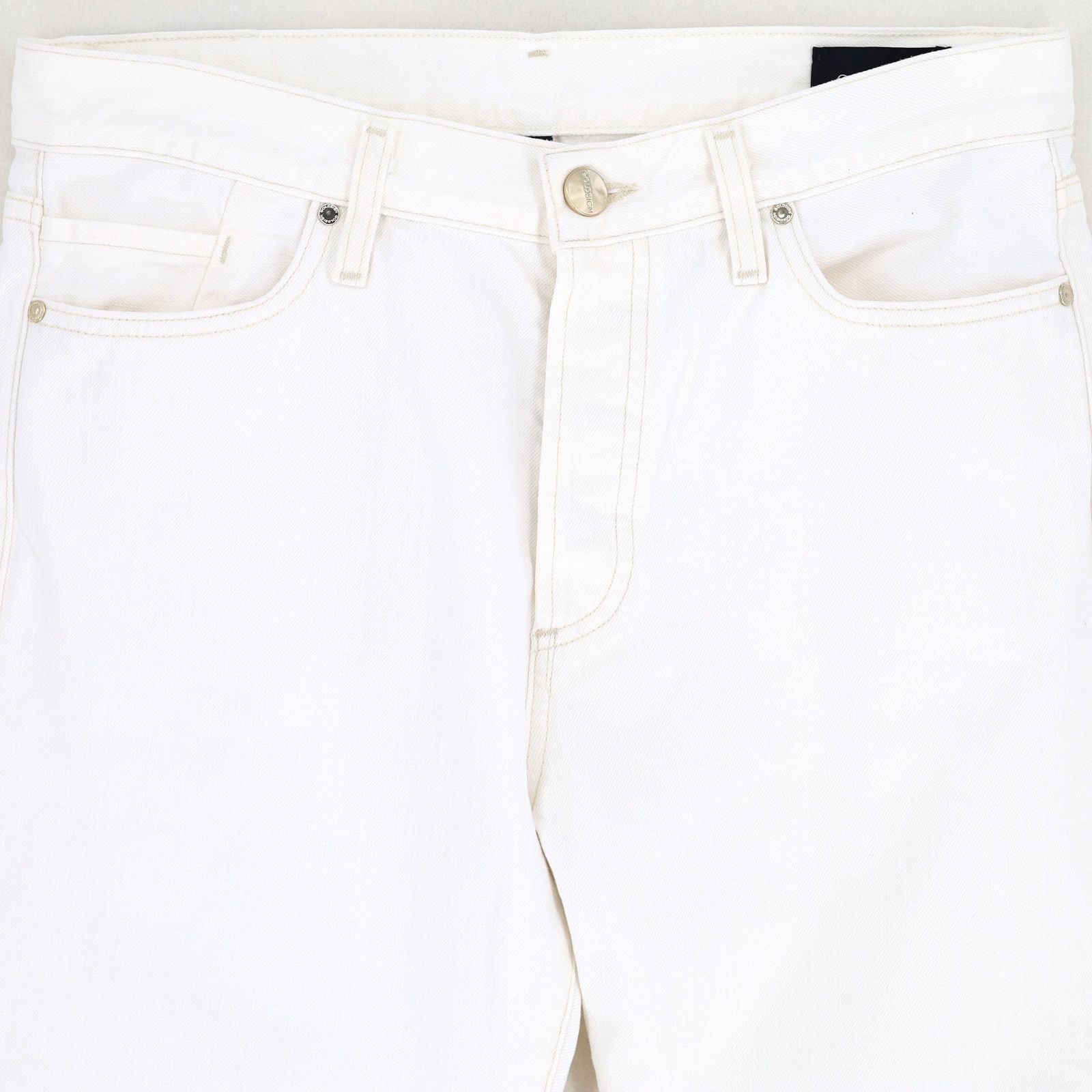 GOLDSIGN Goldsign Women White Denim Calla Straight Leg Jeans Size 27 Size 27" / US 4 / IT 40 - 5 Thumbnail