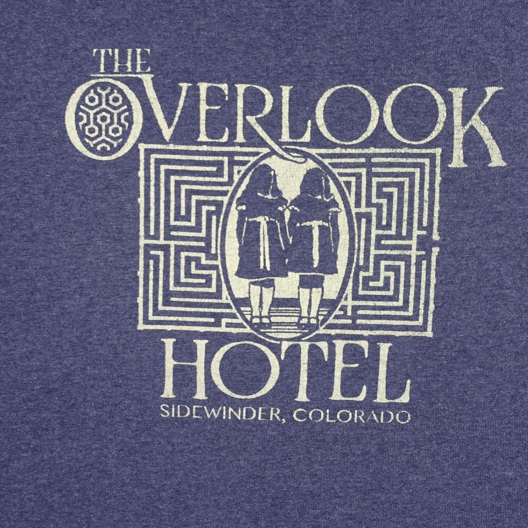 Delta VINTAGE The Overlook Hotel Shirt Mens S Blue Delta The Shining Movie Cult Shirt Size US S / EU 44-46 / 1 - 2 Thumbnail