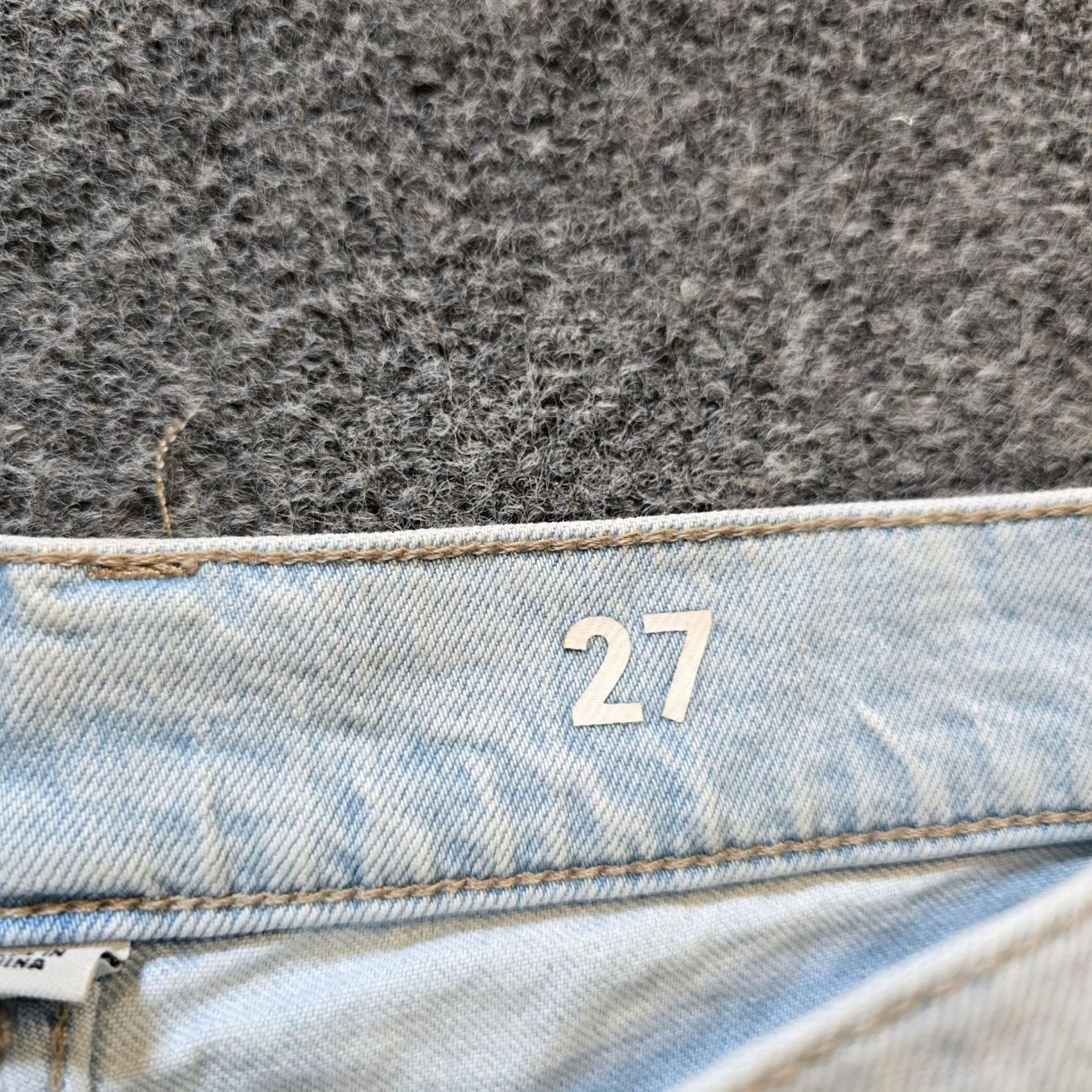 J.Crew J.CREW Jeans Womens Size 27 Blue Wide Leg Denim Pockets Raw Hem Preppy Capsule Shirt? Size 27" / US 4 / IT 40 - 5 Thumbnail