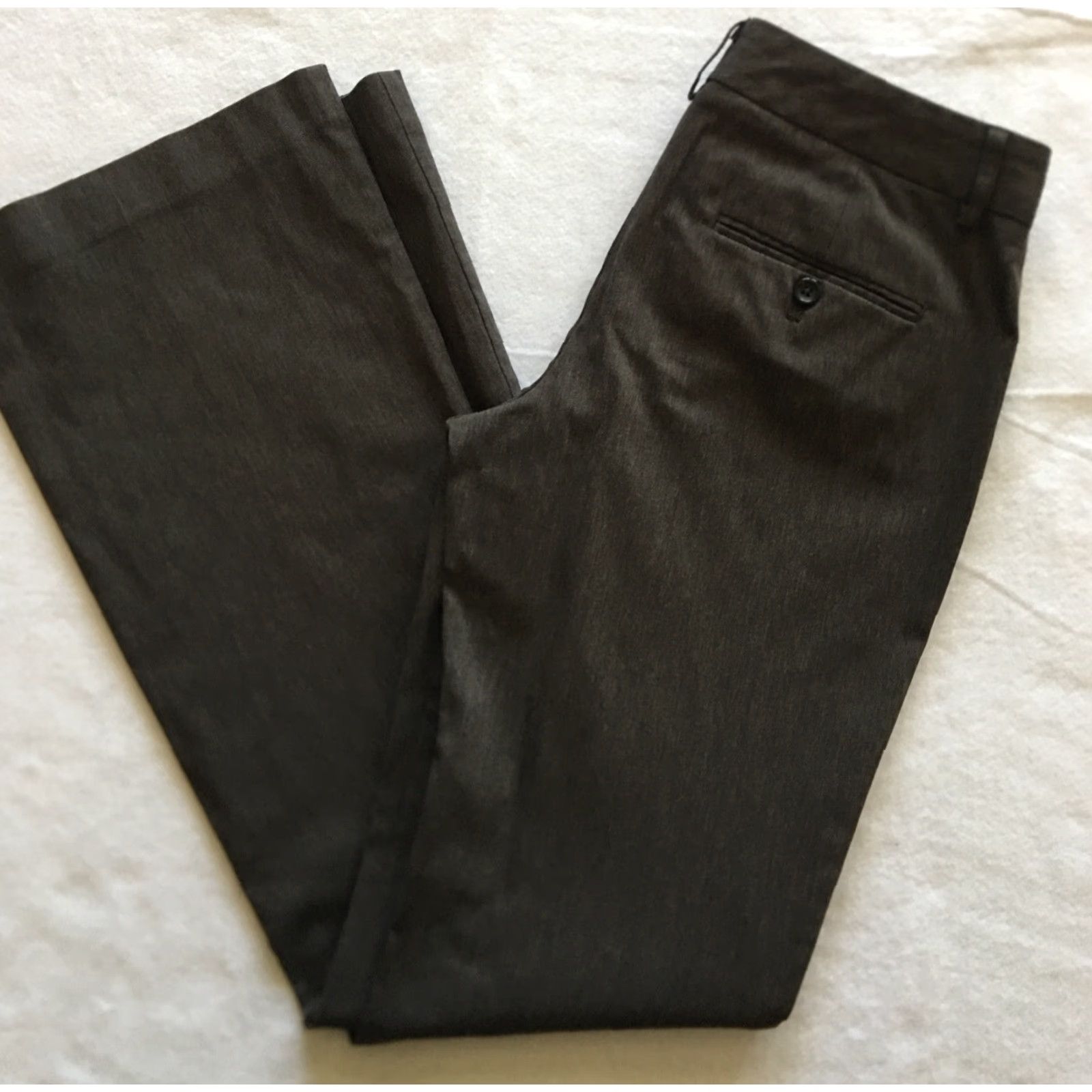 Vintage VINTAGE Express Design Studio Dress Pants Gray Womens Size 2 Bootcut Work / B4 (Note: Original did not indicate vintage; removed) Size 26" / US 2 / IT 38 - 8 Thumbnail