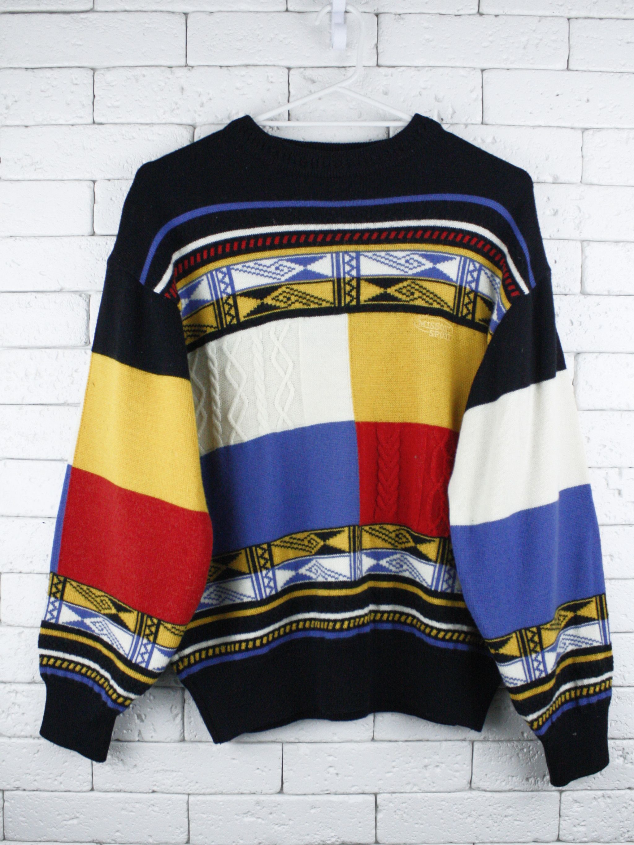 Missoni Missoni Sport Sweater Abstract Knit Vintage Made in Italy Size US S / EU 44-46 / 1 - 1 Thumbnail