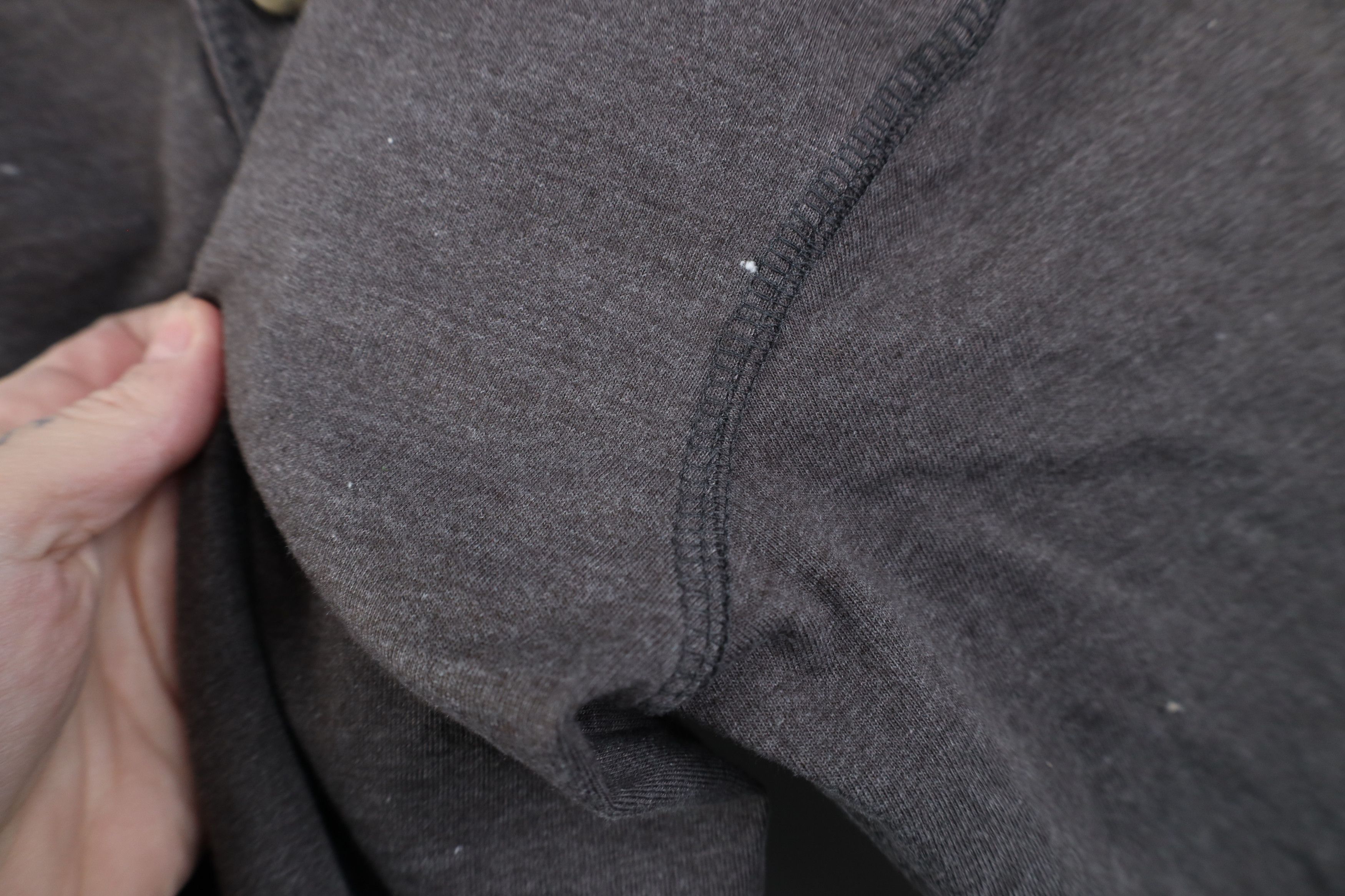Vintage Vintage 90s Streetwear Blank Long Sleeve Henley T-Shirt Gray Size US XL / EU 56 / 4 - 6 Thumbnail