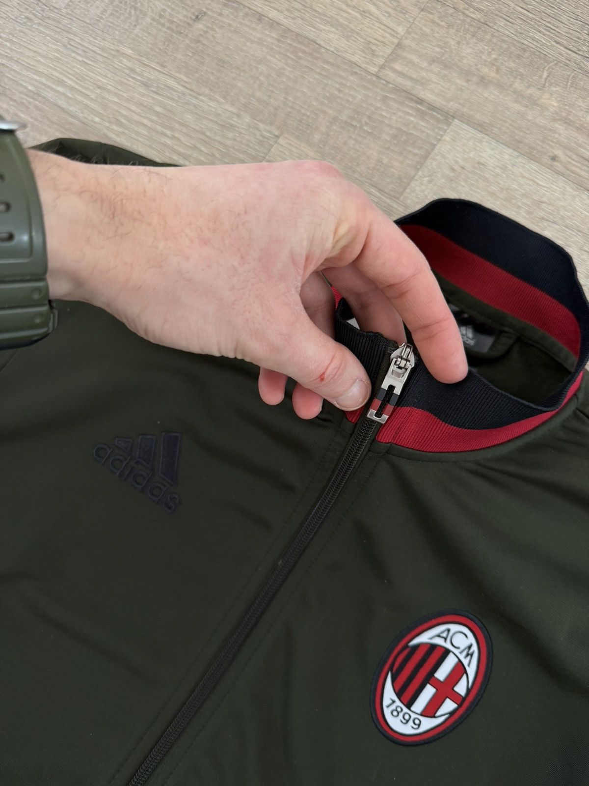 Adidas ADIDAS AC MILAN TRACK SOCCER Y2K BLOKECORE DRILL RARE JACKET Size US M / EU 48-50 / 2 - 5 Thumbnail