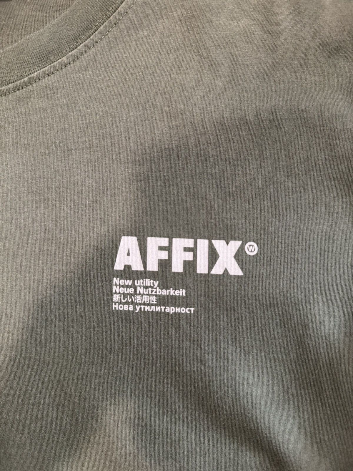 AFFXWRKS Affix Works Affix Logo Utility T-Shirt Green Size Large Size US L / EU 52-54 / 3 - 3 Thumbnail