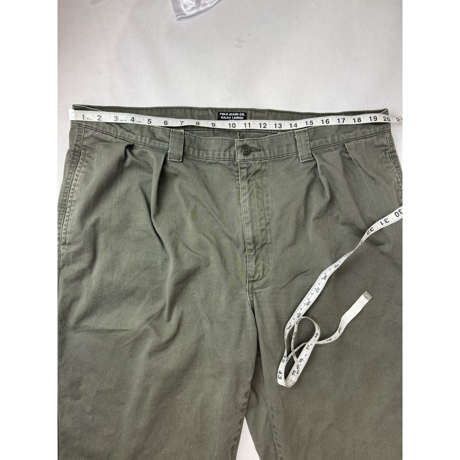 Polo Ralph Lauren VTG Polo Jeans Co. Ralph Lauren Utility Pleat Chino Pant 40" Size US 40 / EU 56 - 6 Thumbnail