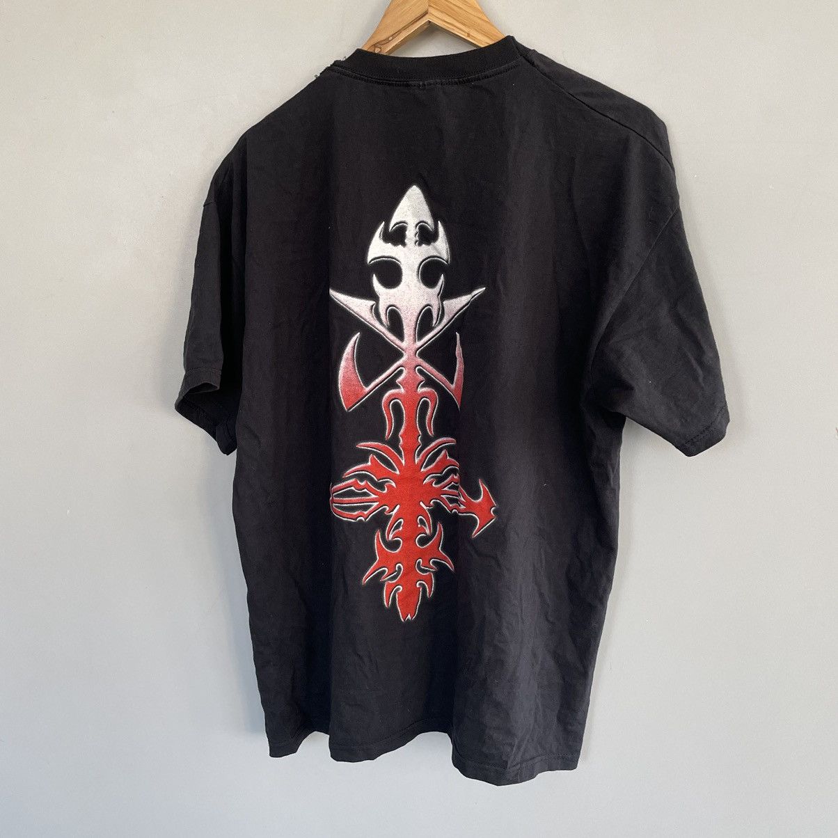 Band Tees × Vintage HYPOCRISY Osculum Obscenum double logo XL T-Shirt Black Size US XL / EU 56 / 4 - 6 Thumbnail