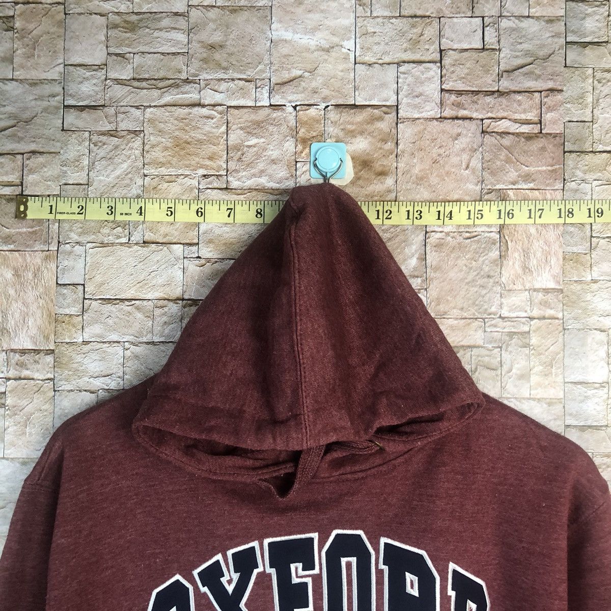 Vintage Oxford University vintage Maroon Hoodie sweatshirt #A24 Size US XS / EU 42 / 0 - 4 Thumbnail