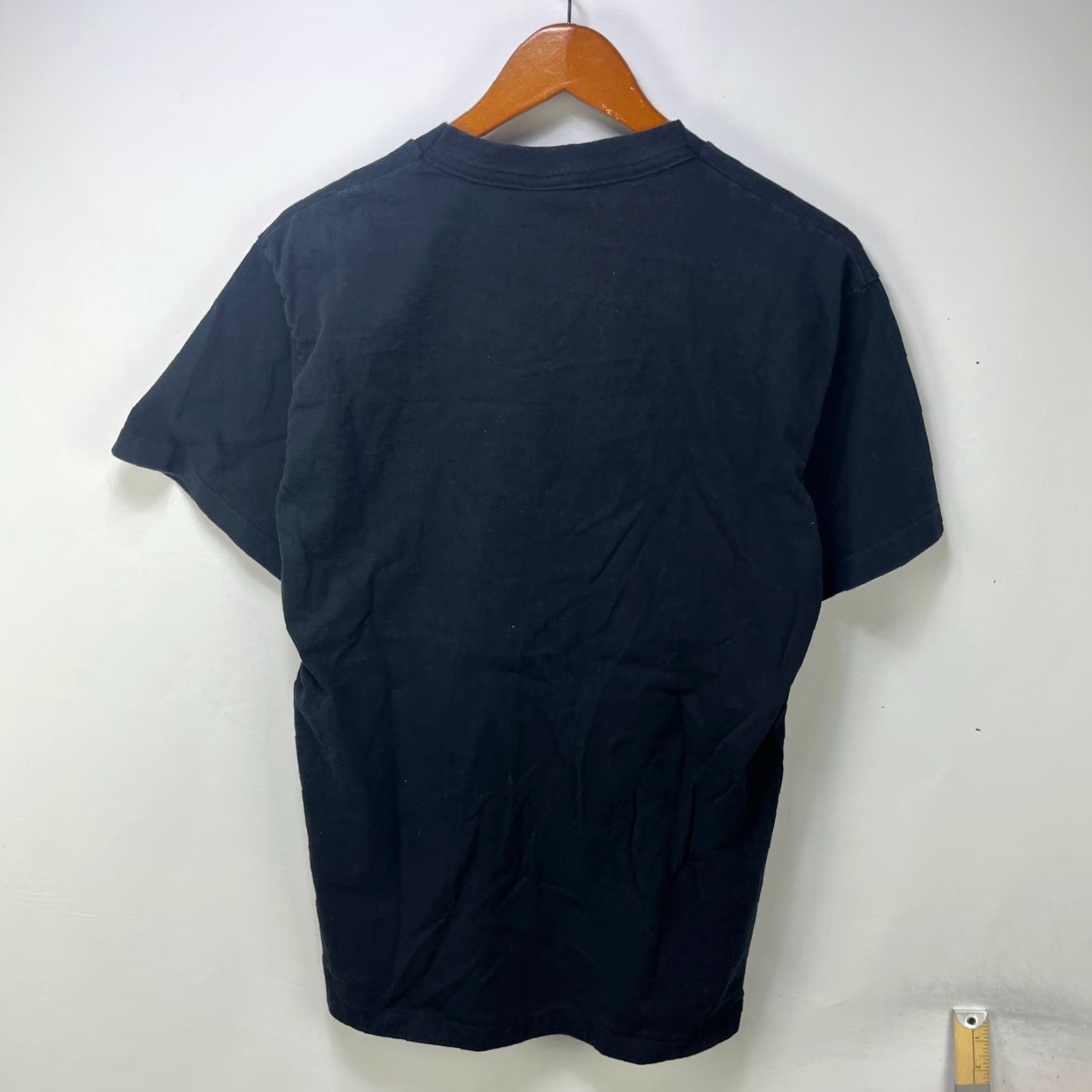 Fruit Of The Loom Vintage Fruit of the Loom Shirt L Black 90s Stitch Crew Neck Cotton Short Sleeve Men Size US L / EU 52-54 / 3 - 7 Thumbnail