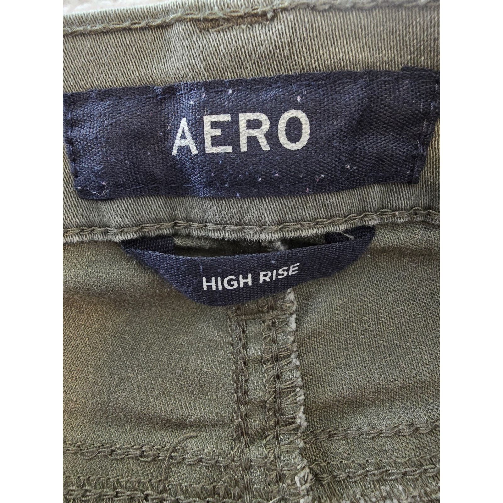Aeropostale Aeropostale Jeans Womens Sz 0 Gray High Rise Stretch Skinny Size 25" / US 0 / IT 36 - 8 Thumbnail