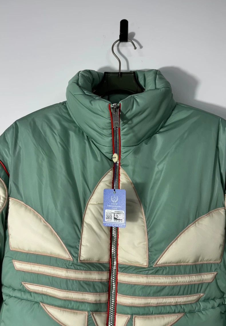 Gucci Gucci x Adidas Mint Green Puffer Jacket-2506 Size US M / EU 48-50 / 2 - 3 Thumbnail