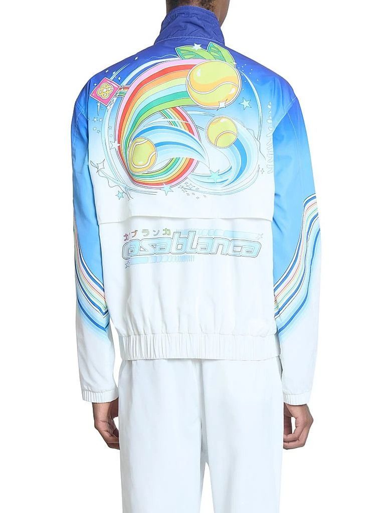 Casablanca os11x0326 Printed Taffeta Jacket in Multicolor Size US M / EU 48-50 / 2 - 5 Thumbnail