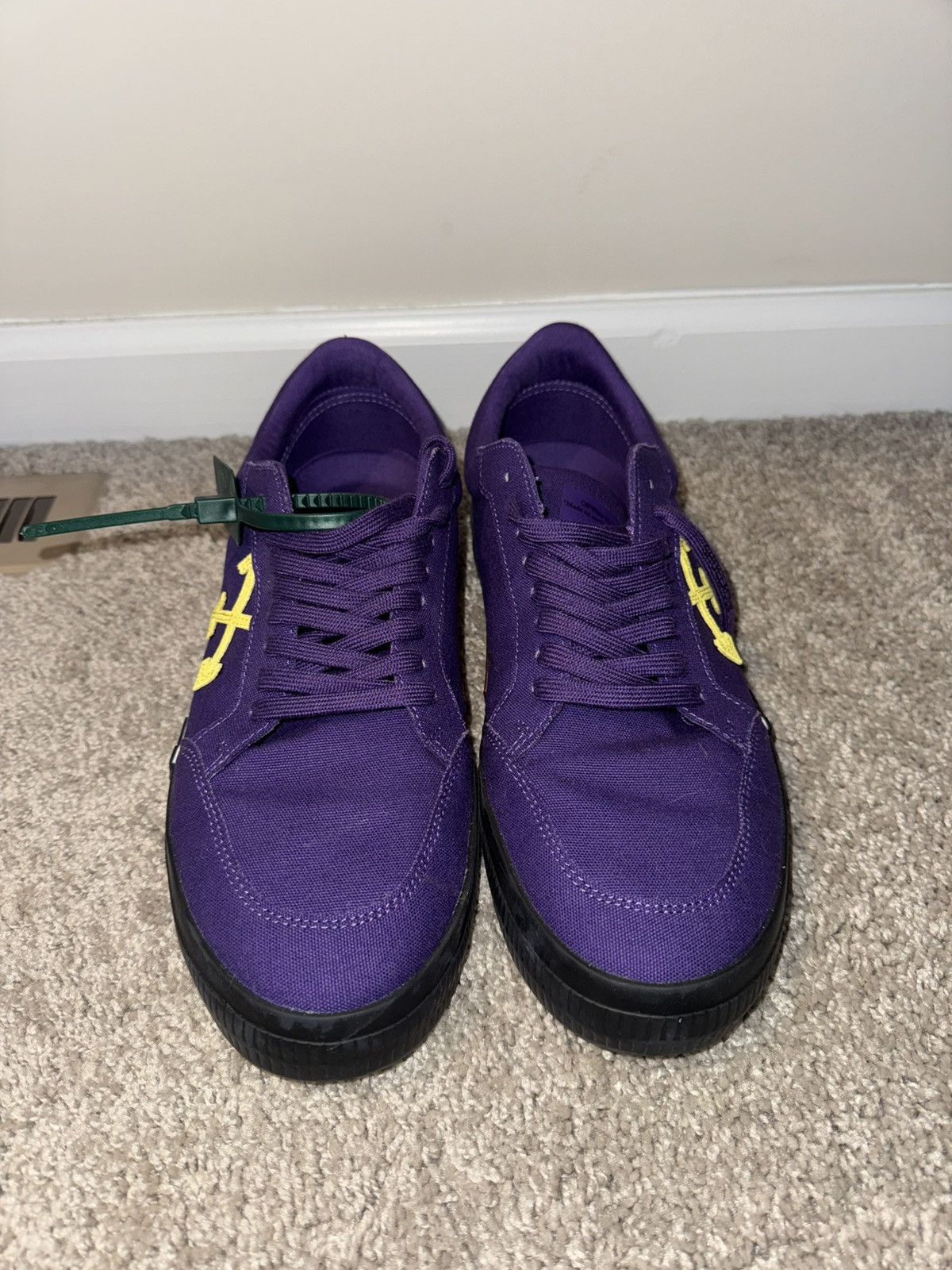 Off-White Off White Purple Vulcanized Low Size US 12 / EU 45 - 2 Thumbnail