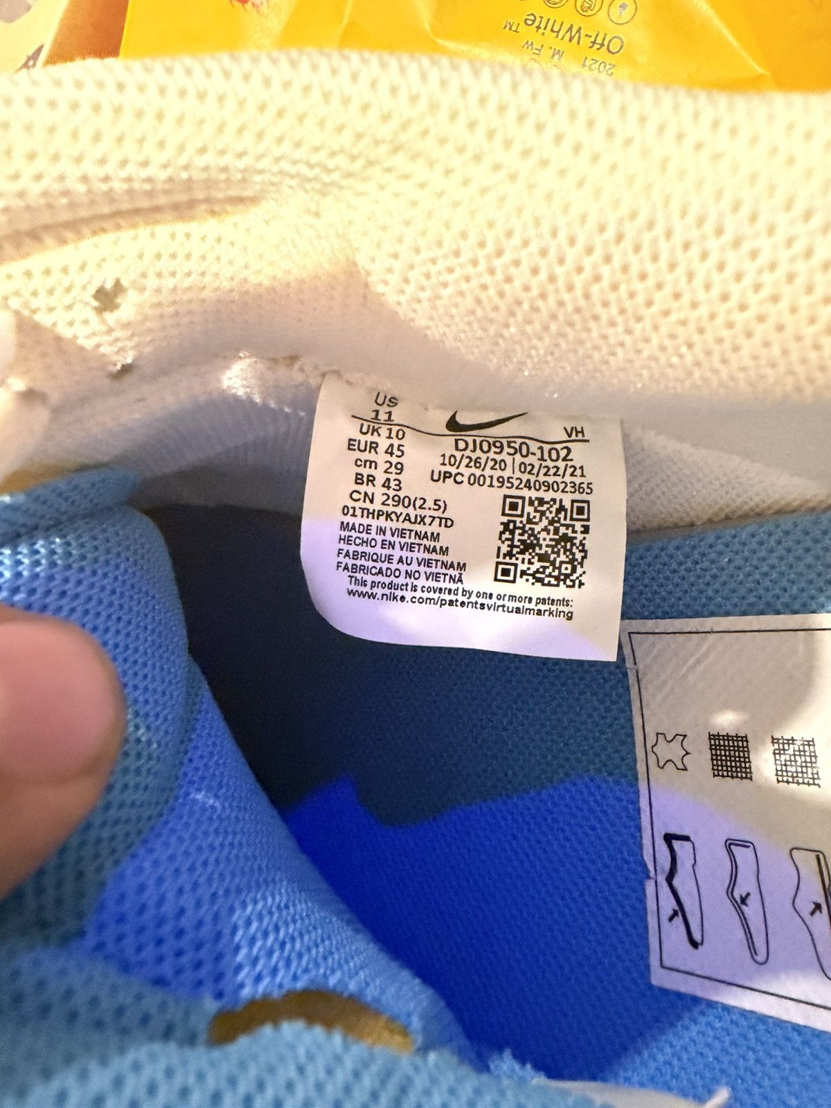 Nike × Off-White Nike x Off-White dunk low lot 34/50 Size US 11 / EU 44 - 6 Thumbnail