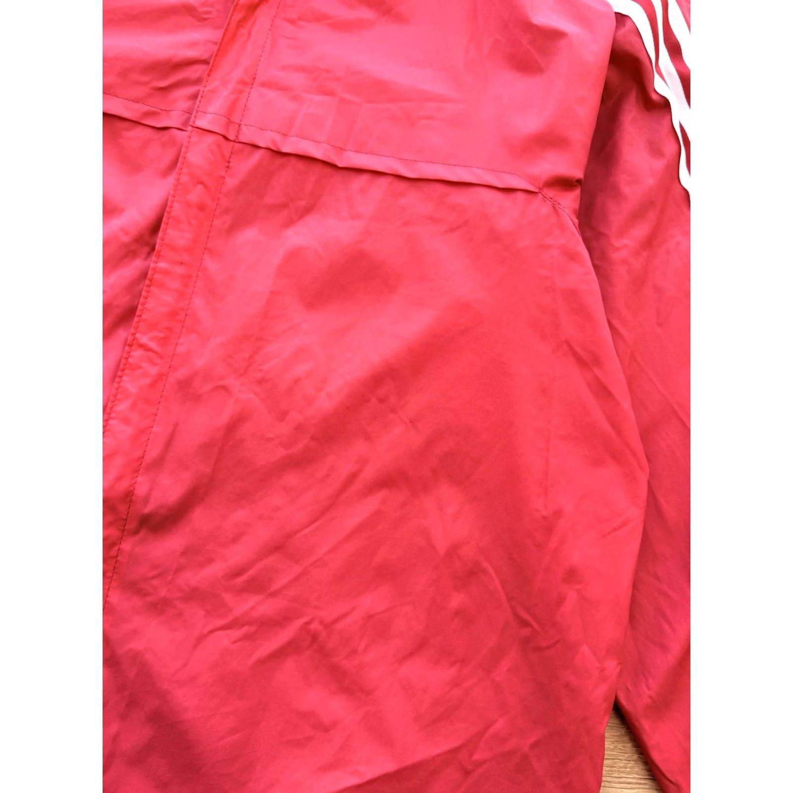 Adidas VINTAGE adidas VentexJacket Nylon Full Zip Men Red 80s 70s Retro Tunisian Made In Tunisia Sz L-XL Football Track Jacket Size US L / EU 52-54 / 3 - 5 Thumbnail