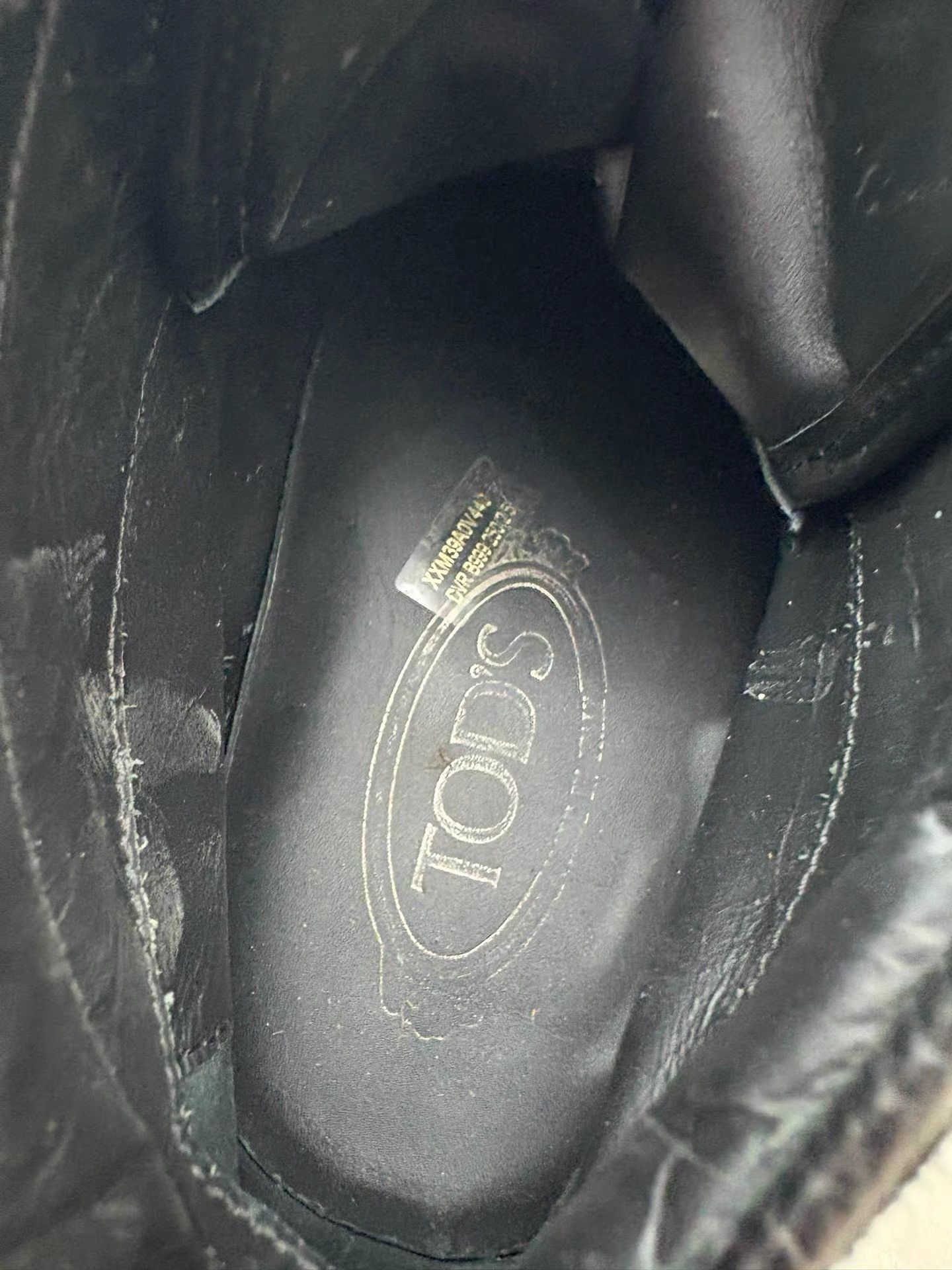 Tod's Tod's Men's Black Leather High-Top Sneakers K29 Size US 6.5 / EU 39-40 - 7 Thumbnail