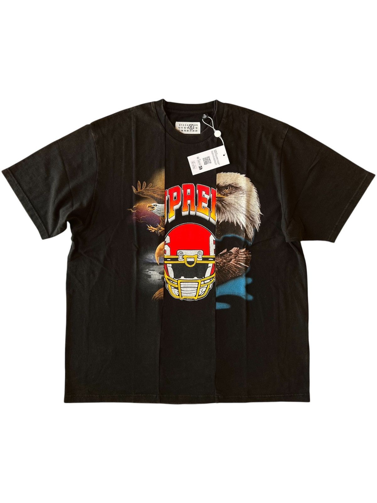 Maison Margiela × Supreme XL Supreme x MM6 Maison Margiela Split Graphic Top black red Size US XL / EU 56 / 4 - 2 Thumbnail