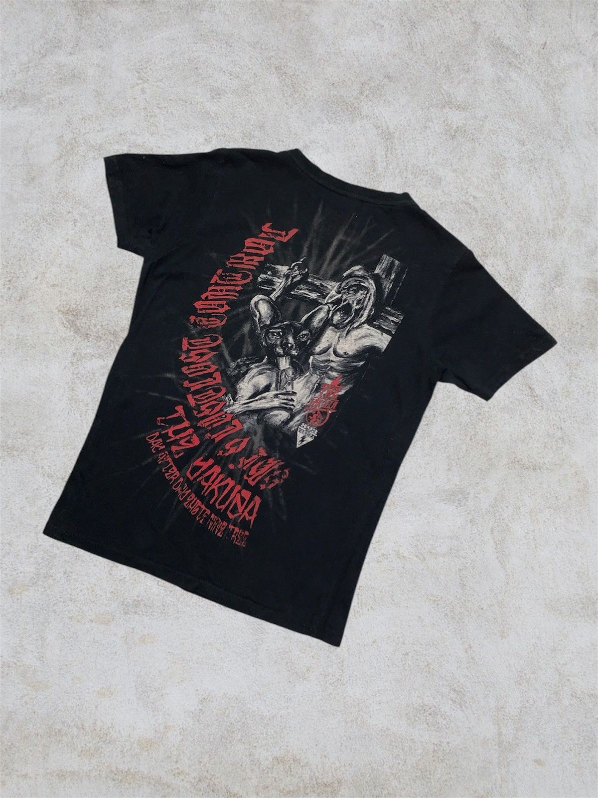 Vintage Yakudza big logo T-shirt size S Size US S / EU 44-46 / 1 - 1 Thumbnail