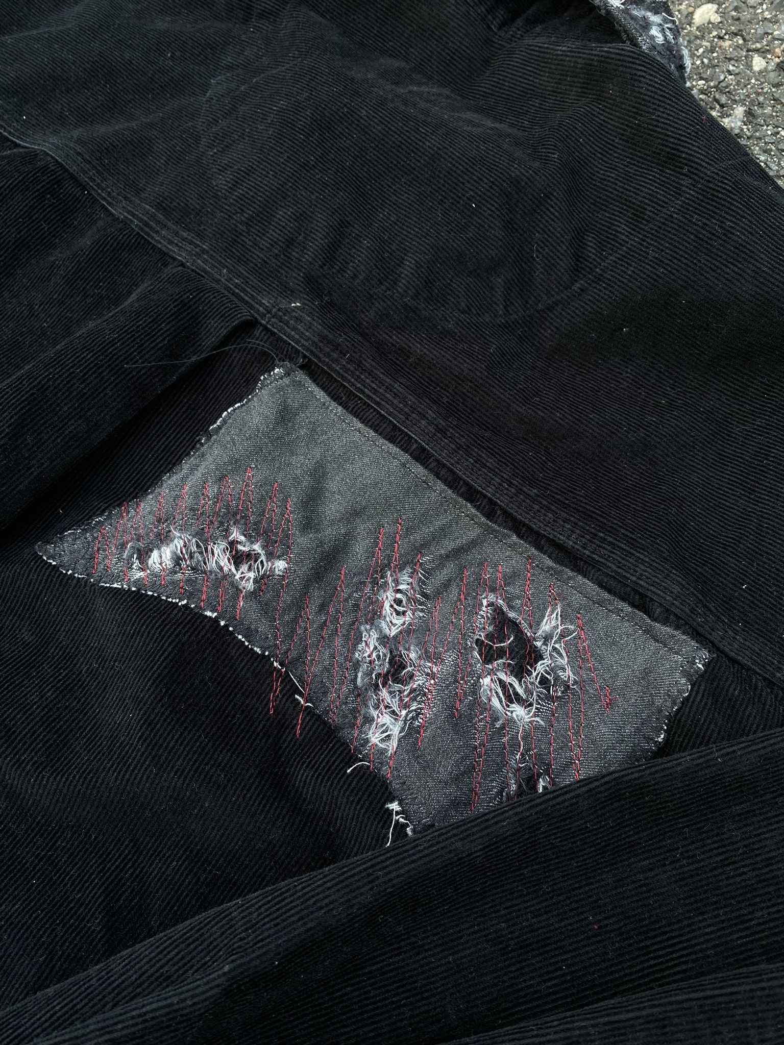 Other Vintage Repaired Patchwork Kapital Inspired Black corduroy Size US L / EU 52-54 / 3 - 20 Thumbnail