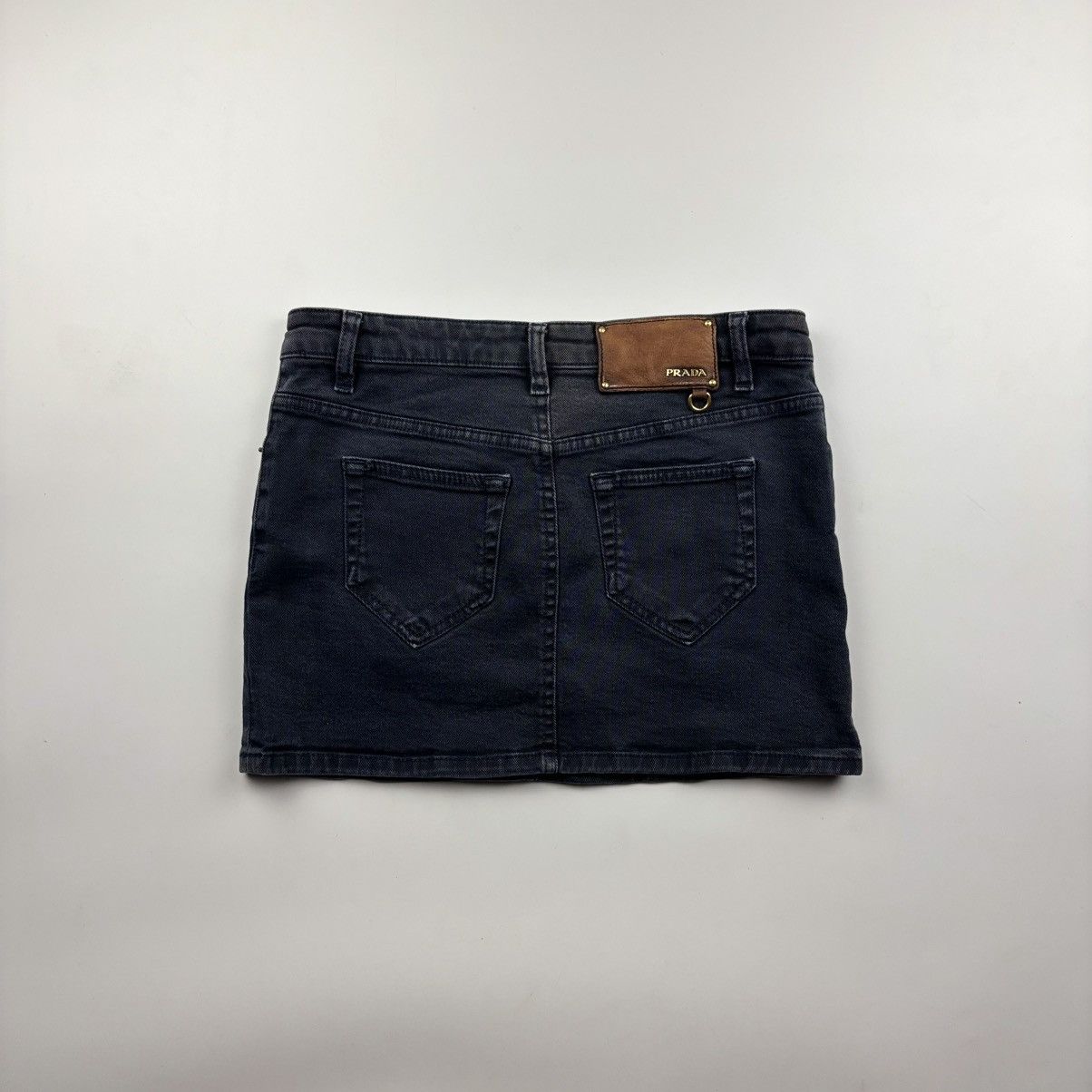 Prada Prada Denim Mini Skirt Size 29" - 2 Thumbnail
