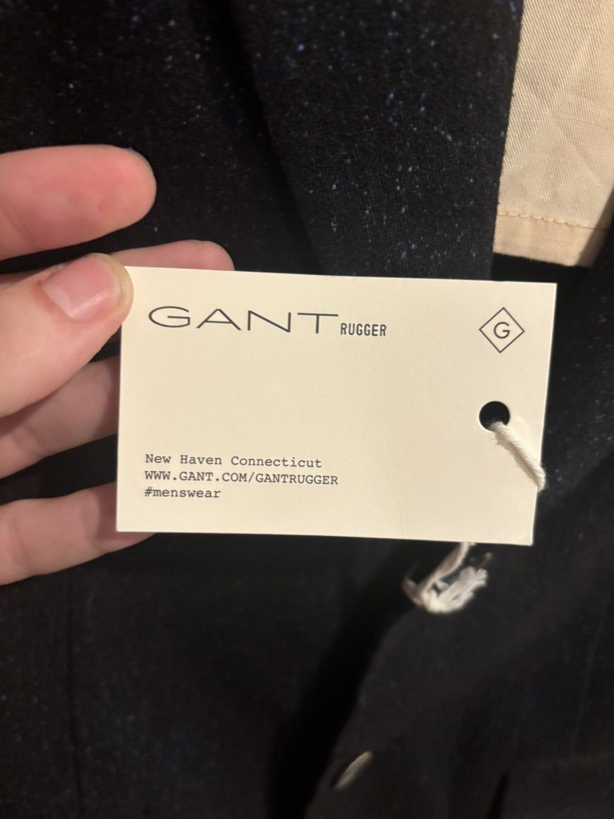 Gant Rugger GANT Rugger The Donegal Classic Blue Men’s Blazer Size 46 Size 46R - 3 Thumbnail