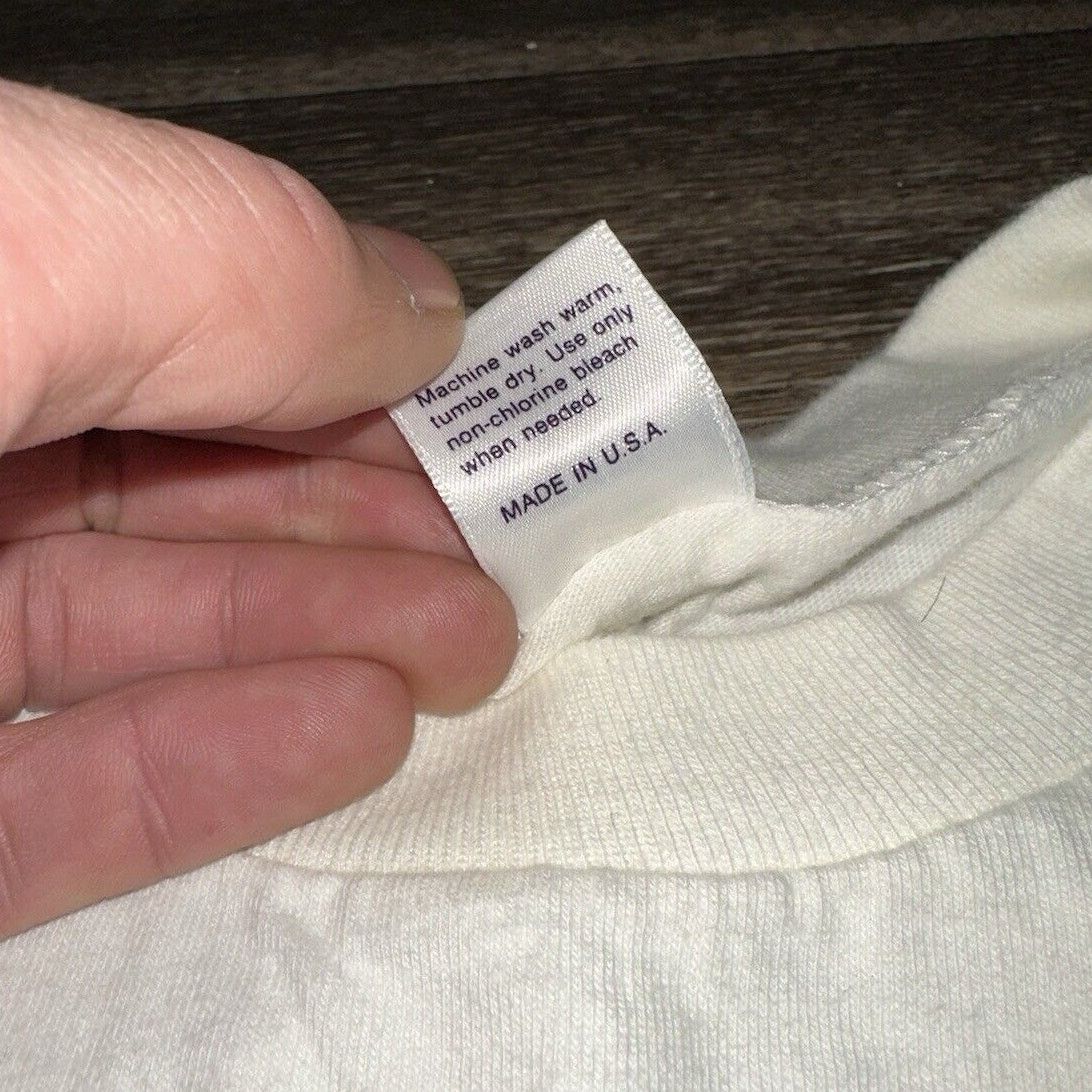 Vintage Vintage Blank Single Stitch Shirt Mens XL White JCPenney Size US XL / EU 56 / 4 - 4 Thumbnail