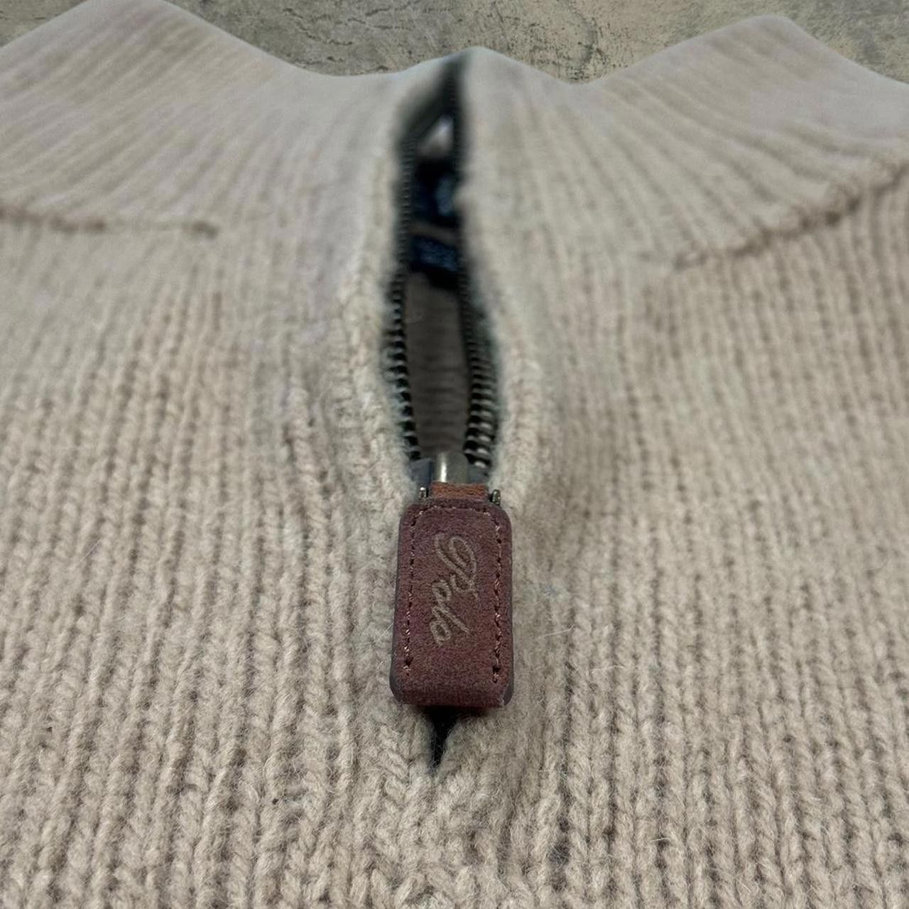 Polo Ralph Lauren × Vintage VTG90s Polo Ralph Lauren Merino Rabbit Hair 1/4 Zip Sweater Size US XXL / EU 58 / 5 - 5 Thumbnail