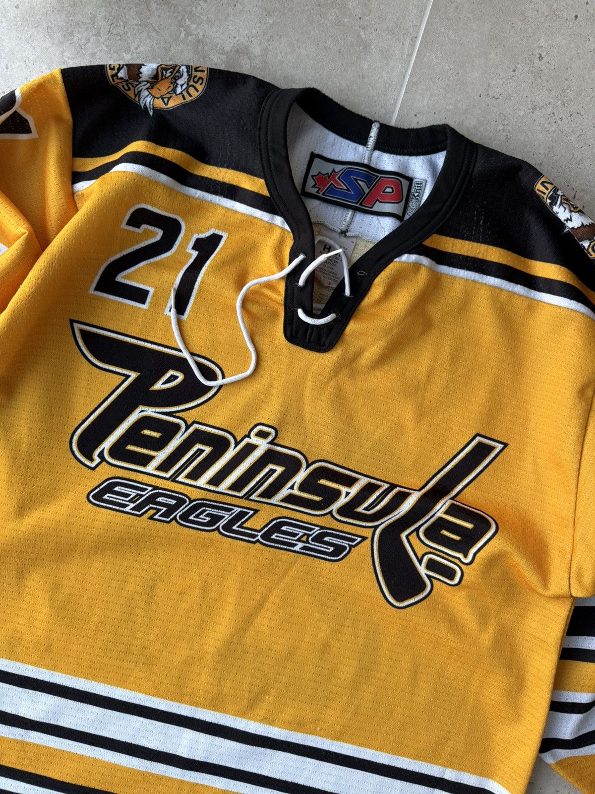 NHL Vintage Peninsula Eagles Jersey Size US M / EU 48-50 / 2 - 3 Thumbnail