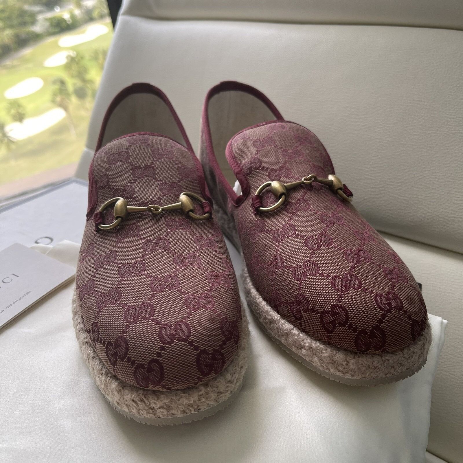 Gucci NIB $790 Gucci Men GG Monogram Sneakers Loafer Shoes Brown 9 Size US 9 / EU 42 - 5 Thumbnail