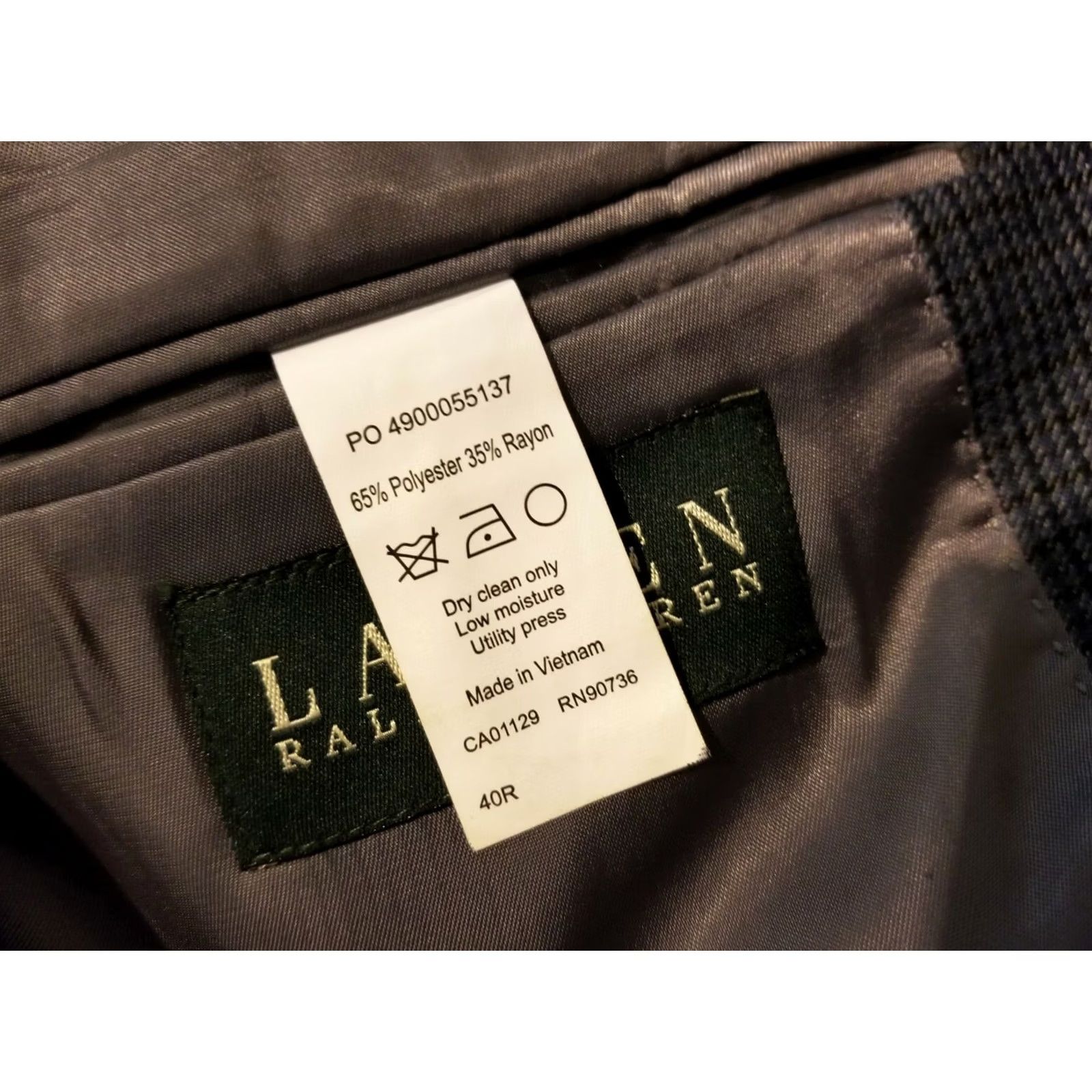 Polo Ralph Lauren Polo Ralph Lauren Jacket Mens 40 Blue Sports 40R Blazer Size US L / EU 52-54 / 3 - 7 Thumbnail