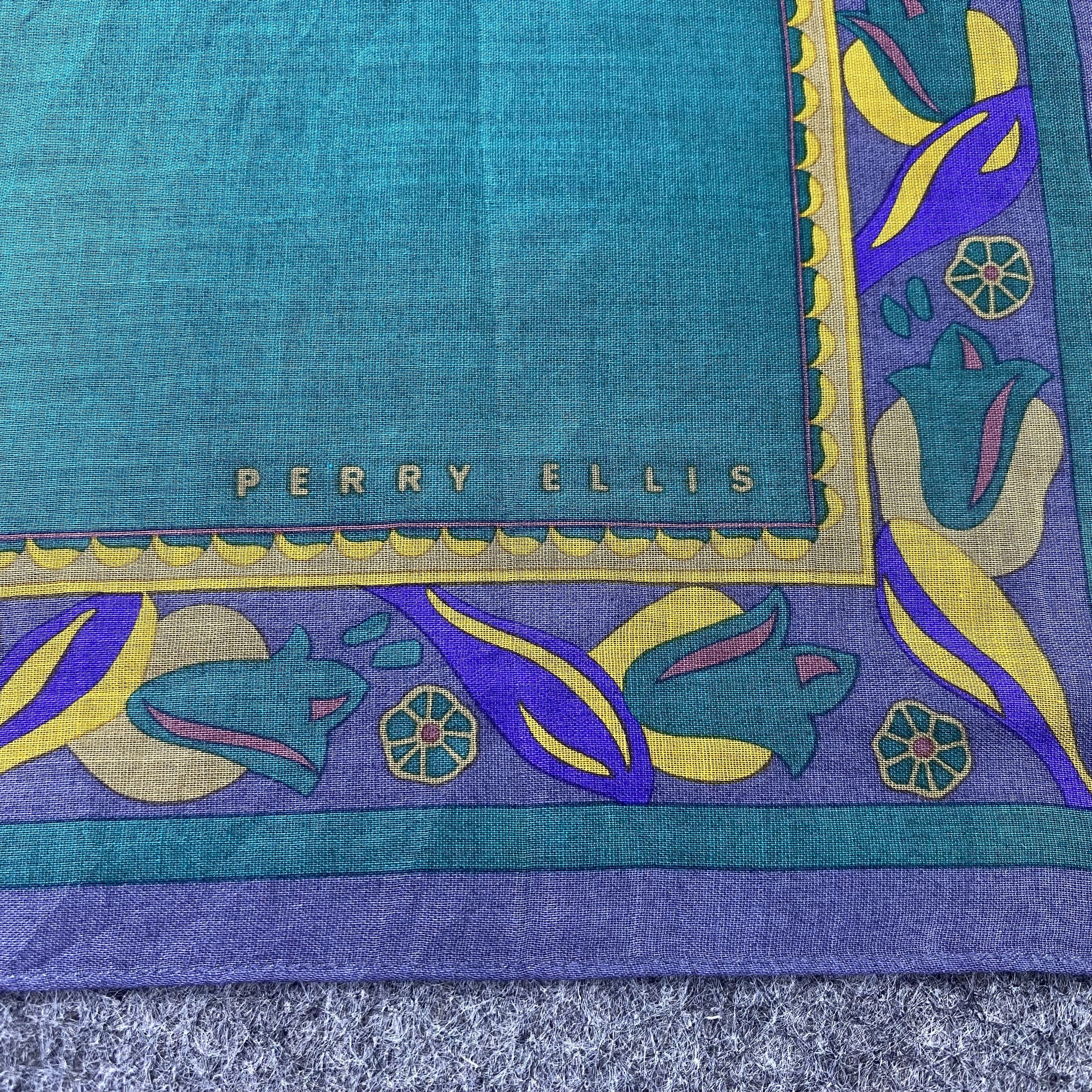Perry Ellis Perry Ellis Handkerchief Neckerchief Bandana-B1573 Size ONE SIZE - 7 Thumbnail