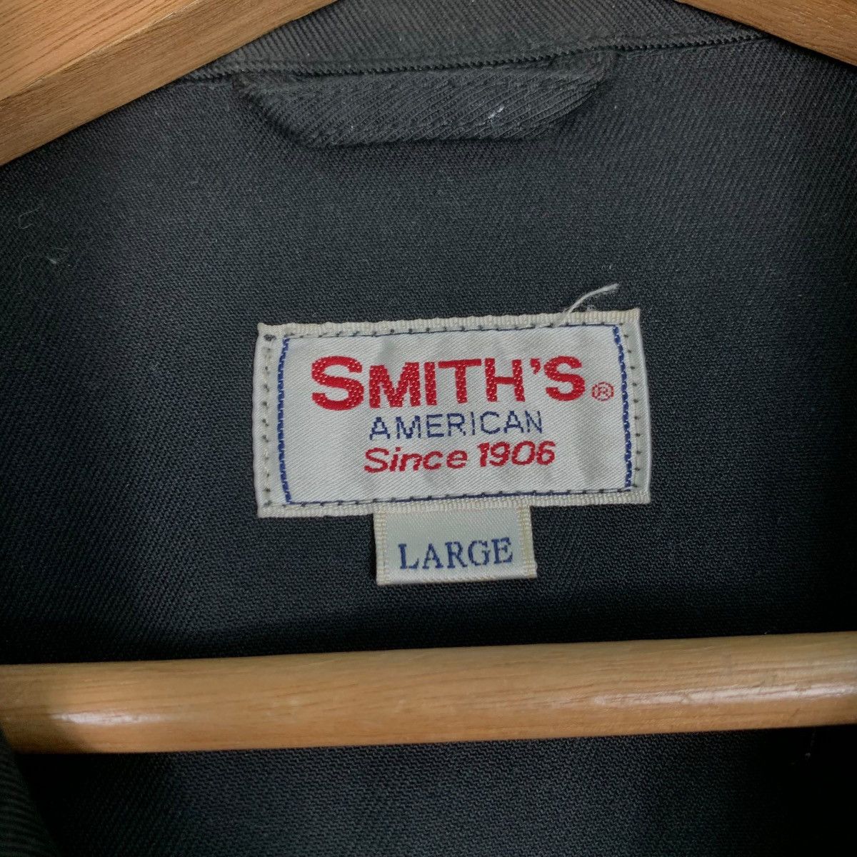 Japanese Brand Smiths American Black Casual Work Jacket #0521-C24 Size US L / EU 52-54 / 3 - 16 Thumbnail