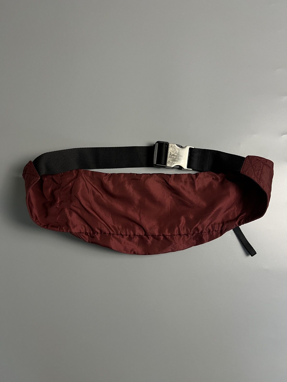 Prada Prada Maroon Nylon Fanny Pack/Side Bag Size ONE SIZE - 4 Thumbnail