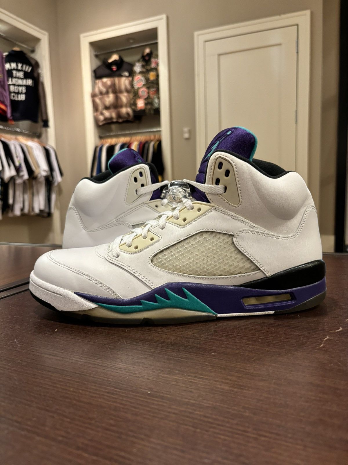 Jordan Brand Jordan 5 Retro Grape White Grailed