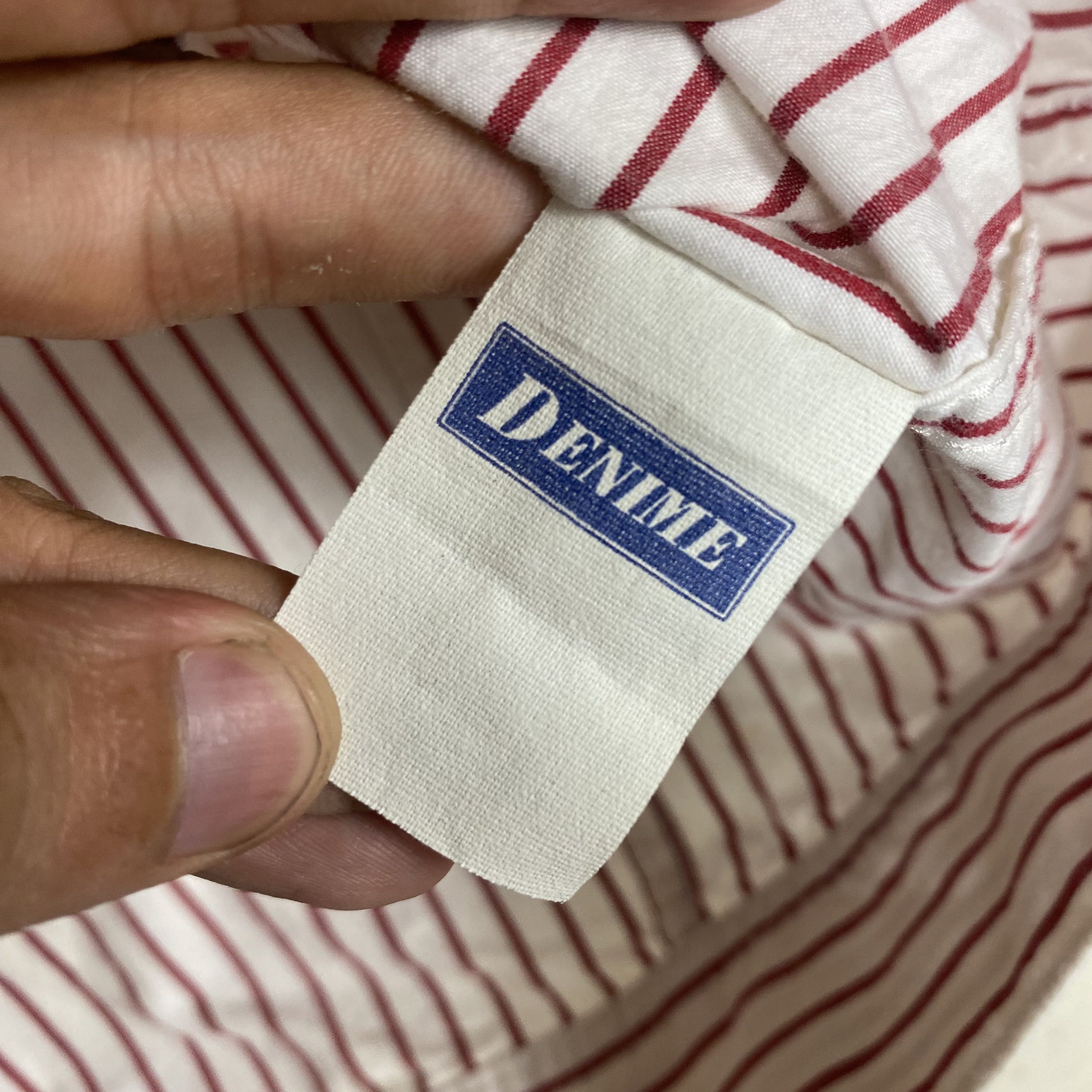 Denime 💥DENIME JAPAN TRUCKER WORKER STRIPPED JACKET Size US M / EU 48-50 / 2 - 7 Thumbnail