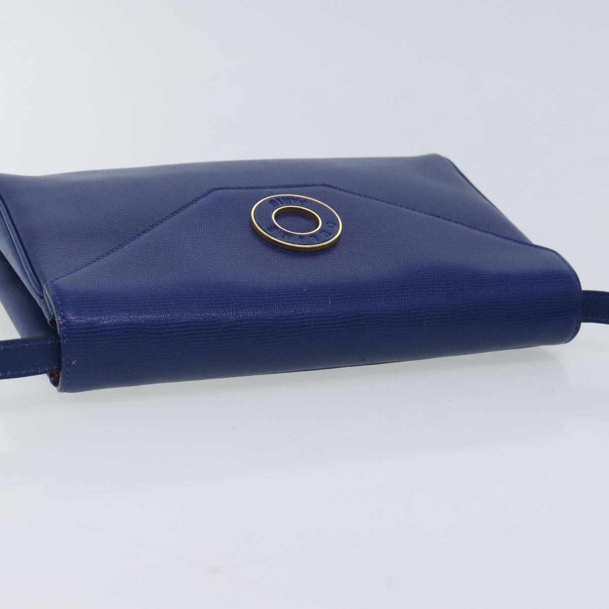 Celine CELINE Shoulder Bag Leather Blue Gold Size ONE SIZE - 6 Thumbnail
