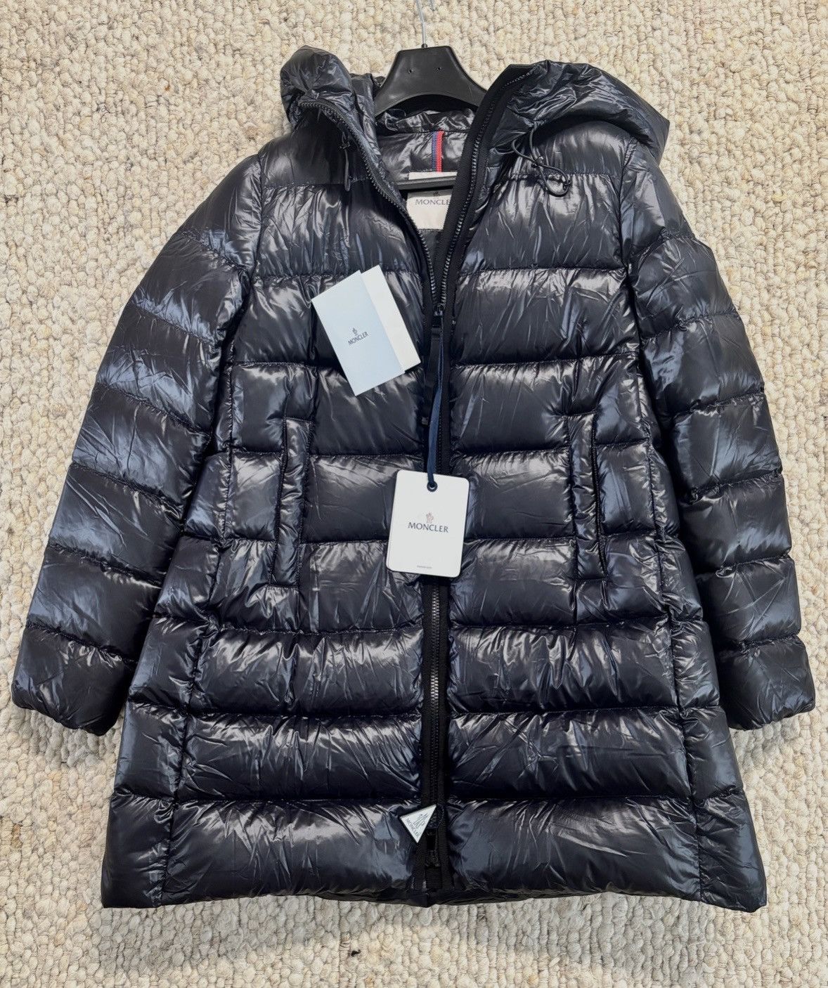 Moncler Suyenne Hooded Mid-Length Down Jacket Size M / US 6-8 / IT 42-44 - 6 Thumbnail