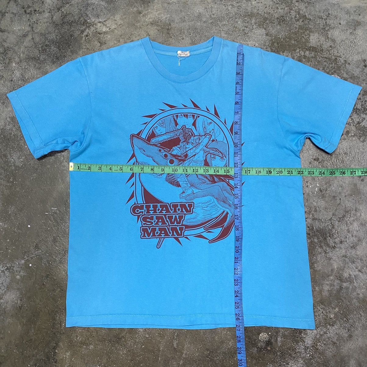 Anime CHAINSAW MAN WEEKLY JUMP EXHIBITION AMIME T SHIRT Size US L / EU 52-54 / 3 - 12 Thumbnail