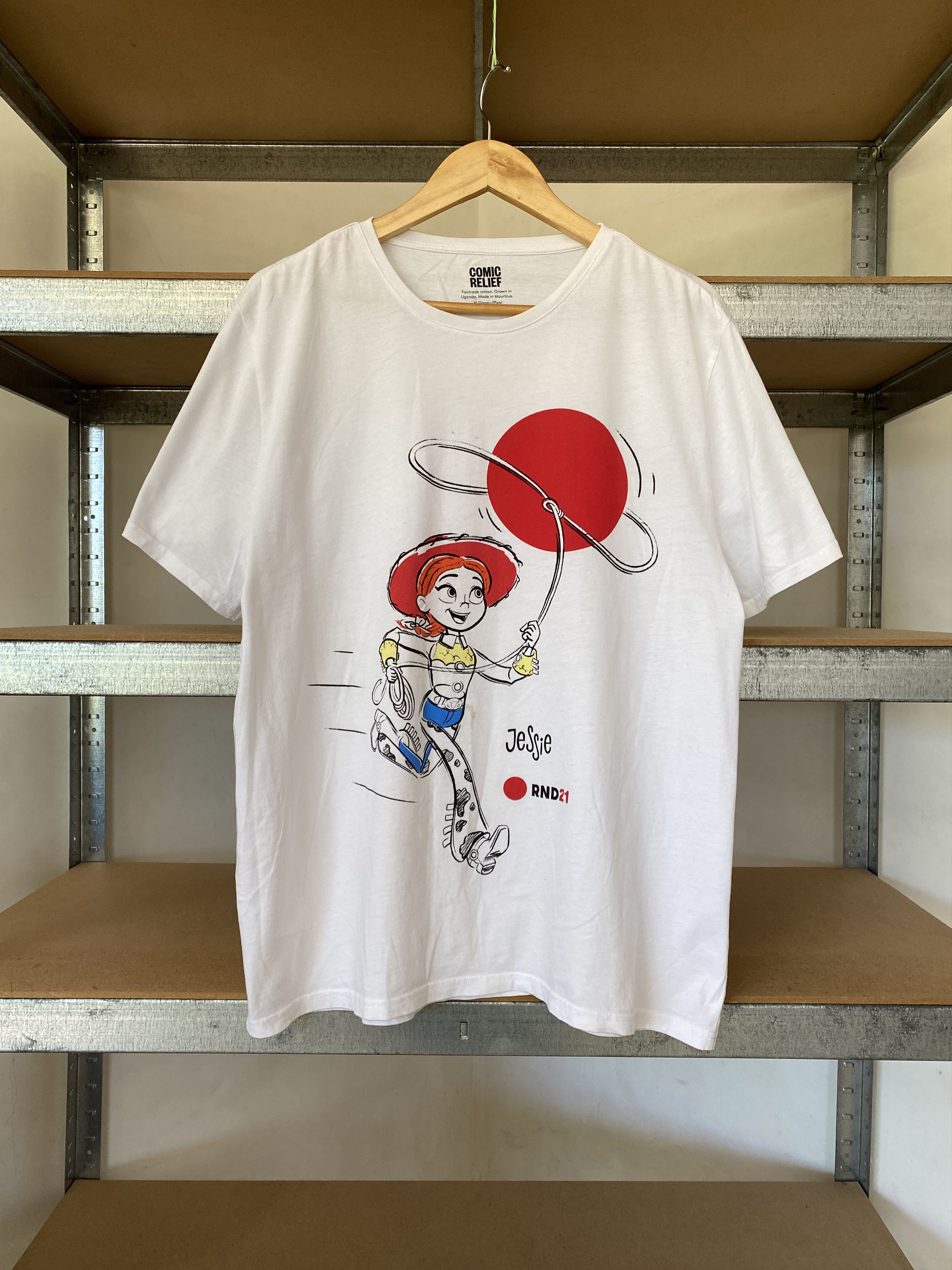 Cartoon Network Comic Relief Toy Story Vintage Jessie Cartoon Tee Size US XL / EU 56 / 4 - 1 Thumbnail